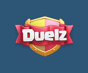 Duelz Casino logo with shield emblem