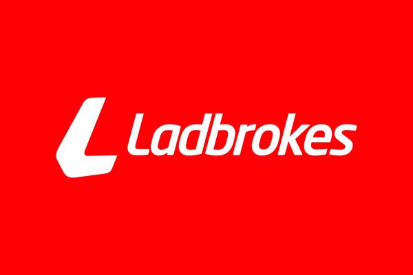 Ladbrokes Casino logo with red background